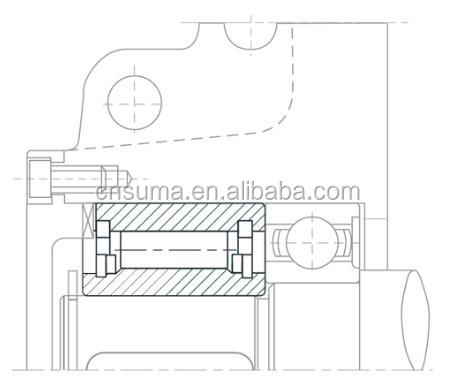 오버런닝 일방 클러치 베어링 롤러 타입 베어링 ASNU25 TFS25 1